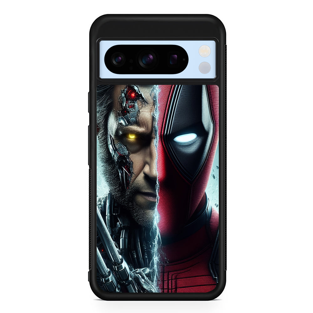 Deadpool and Wolverine Cooperation Google Pixel 8 Pro Case | Slim Rubber Case for Google Pixel 8 Pro