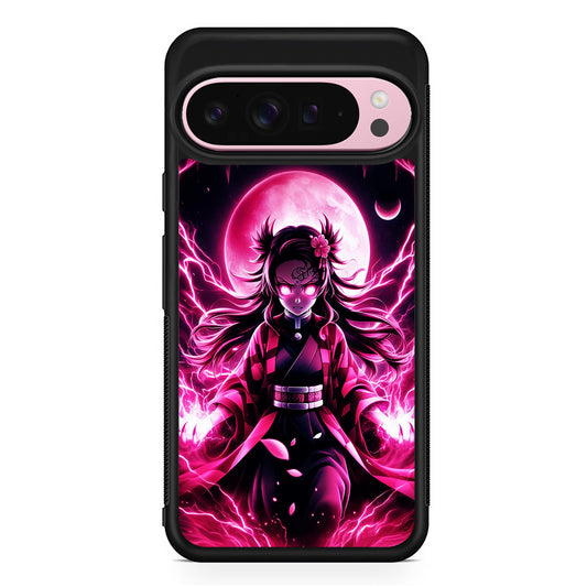 Demon Slayer Nezuko Battle Mode Google Pixel 9 Pro XL Case | Protective Cover