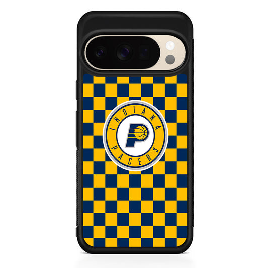 NBA Indiana Pacers Plaid Google Pixel 10 Pro XL Case | Slim Google Pixel 10 Pro XL Protective Case