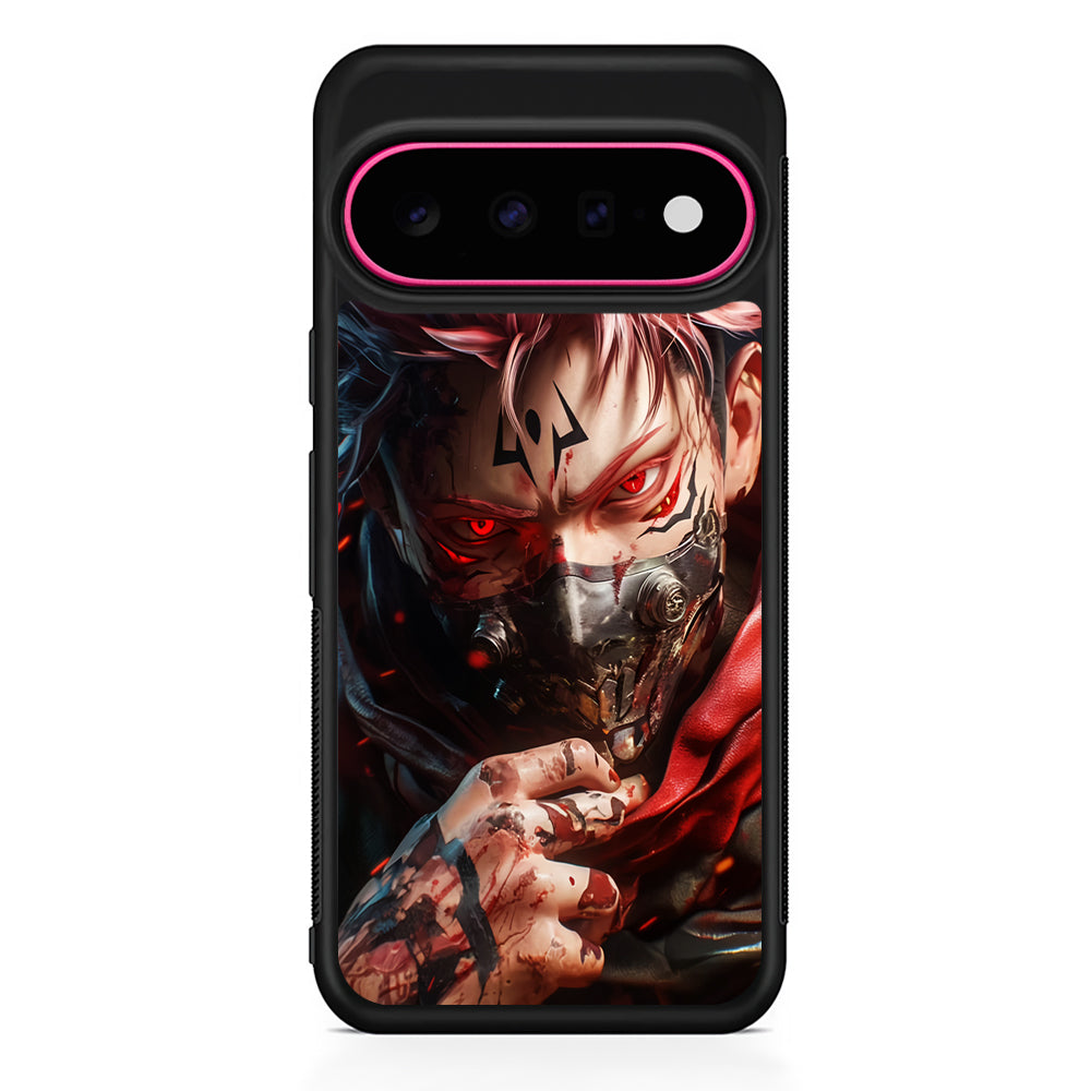 Jujutsu Kaisen Ryomen Sukuna Mask Google Pixel 11 Case | Slim Shockproof Cover