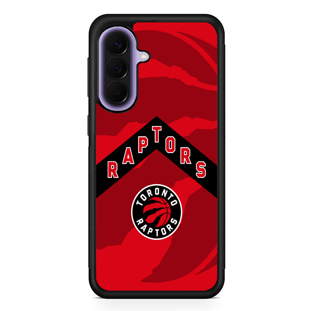 NBA Toronto Raptors Red Samsung Galaxy A57 Case | Slim Samsung Galaxy A57 Rubber Case