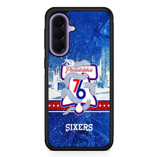 NBA Philadelphia 76ers Sixers Samsung Galaxy A57 Case | Slim Samsung Galaxy A57 Rubber Case