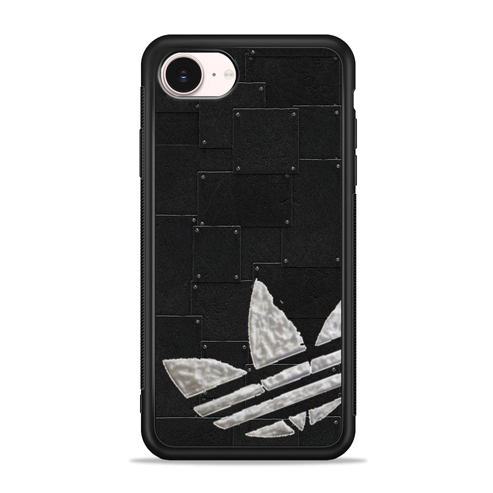 Adidas Metal Skin Logo iPhone 17e Case - Silicone Case