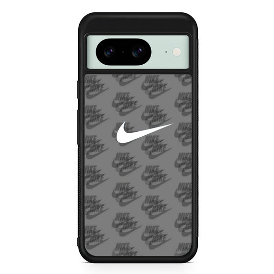 Nike Shadow Grey Google Pixel 8 Case | Slim Rubber Case for Google Pixel 8