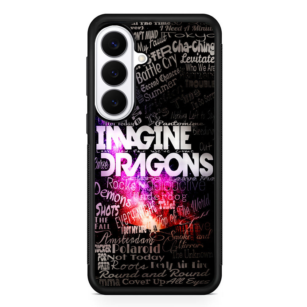 Imagine Dragons Lettering Art Samsung Galaxy S26 Plus Case | Slim Protective Cover for Samsung Galaxy S26 Plus