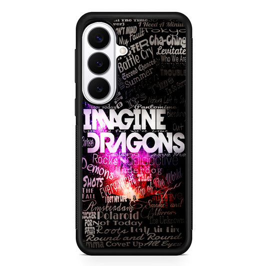 Imagine Dragons Lettering Art Samsung Galaxy S26 Plus Case | Slim Protective Cover for Samsung Galaxy S26 Plus