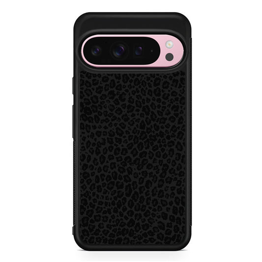 Black Leopard Skin Pattern Google Pixel 9 Pro XL Case | Protective Cover