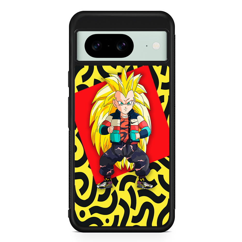 Nike Saiyan Fusion Google Pixel 8 Case | Slim Rubber Case for Google Pixel 8