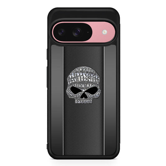 Harley Davidson Old Skull Google Pixel 9 Case | Durable Google Pixel 9 Cover