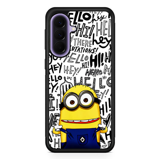 Minions Hail Word Samsung Galaxy A57 Case | Slim Samsung Galaxy A57 Rubber Case