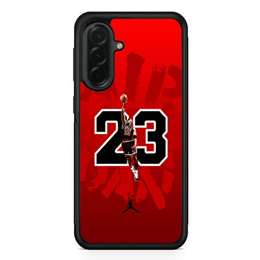 Air Jordan Fly Through The Opponent Samsung Galaxy A36 Case | Slim Samsung Galaxy A36 Protective Case