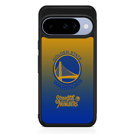 NBA Golden State Warriors Gradient Google Pixel 10 Case | Google Pixel 10 Rubber Protective Case