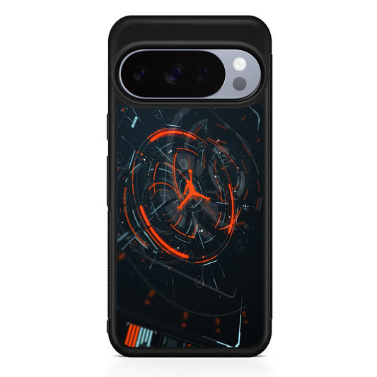 Air Jordan Rising The Digital Circle Google Pixel 10 Pro Case | Slim Google Pixel 10 Pro Rubber Case