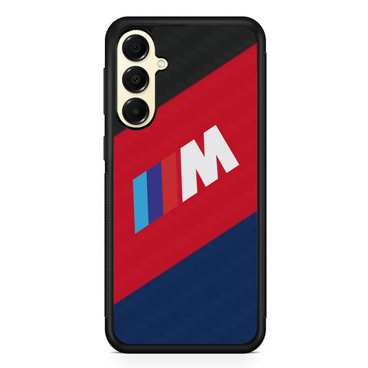 BMW Three Colour Colour Samsung Galaxy A16 Case | Slim Rubber Case for Samsung Galaxy A16