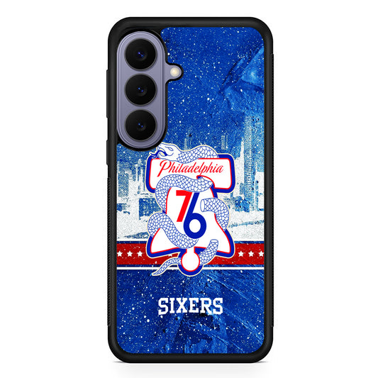 NBA Philadelphia 76ers Sixers Samsung Galaxy S26 Case | Durable Rubber Case for Samsung Galaxy S26