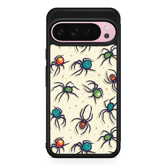 Colorful Spider Collection Google Pixel 9 Pro XL Case | Protective Cover