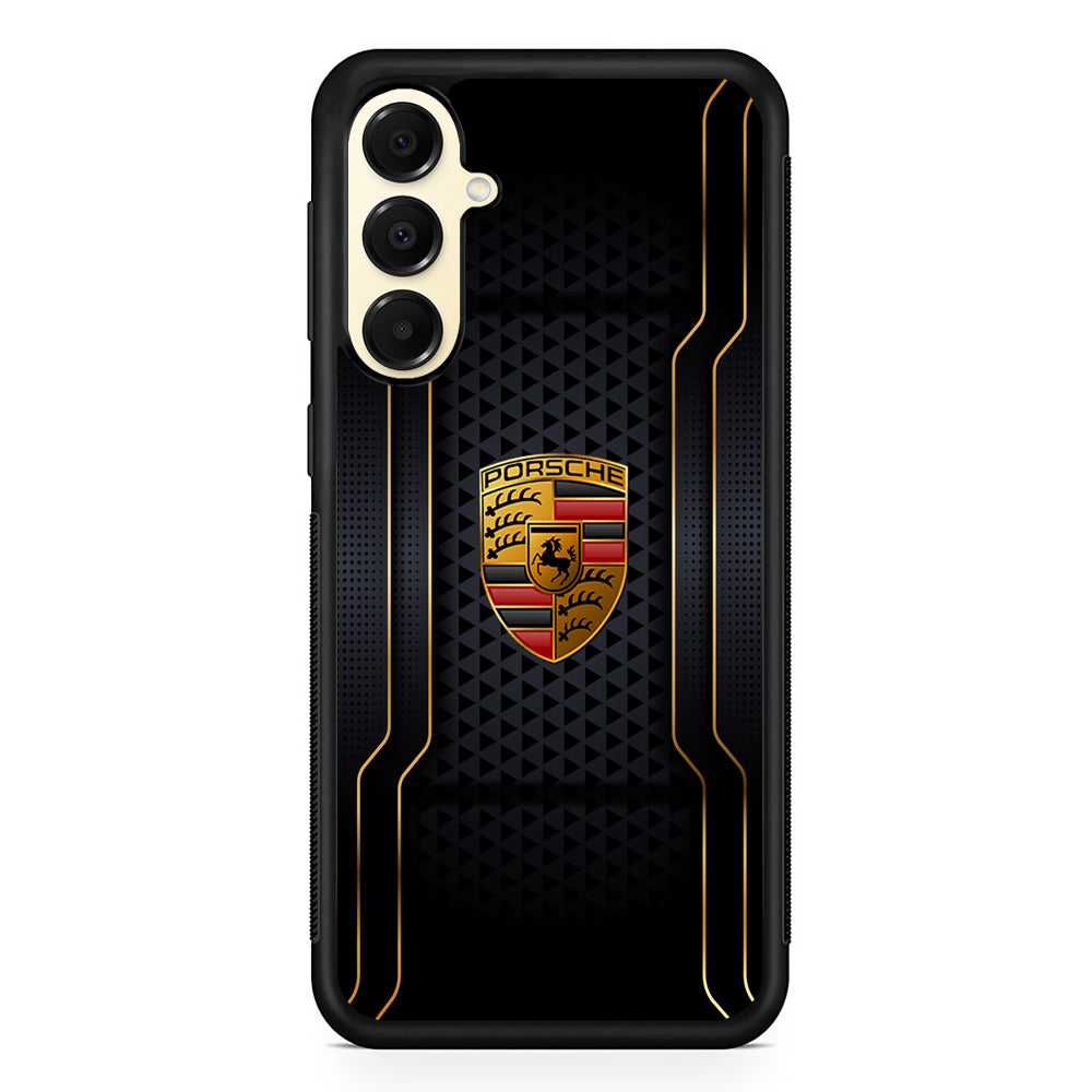 Porsche Emblem  Wall Samsung Galaxy A16 Case | Custom Protective Samsung Galaxy A16 Case