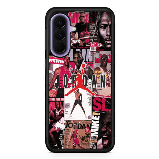 Air Jordan Magazine Collection Samsung Galaxy A57 Case | Slim Samsung Galaxy A57 Rubber Case