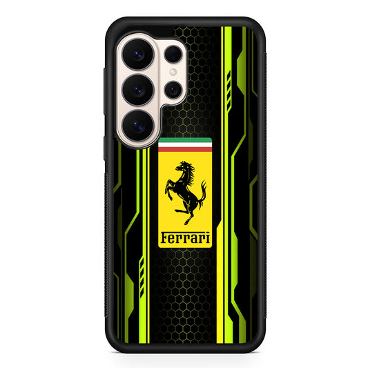 Ferrari Yellow System Line Samsung Galaxy S26 Ultra Case | Durable Samsung Galaxy S26 Ultra Phone Case