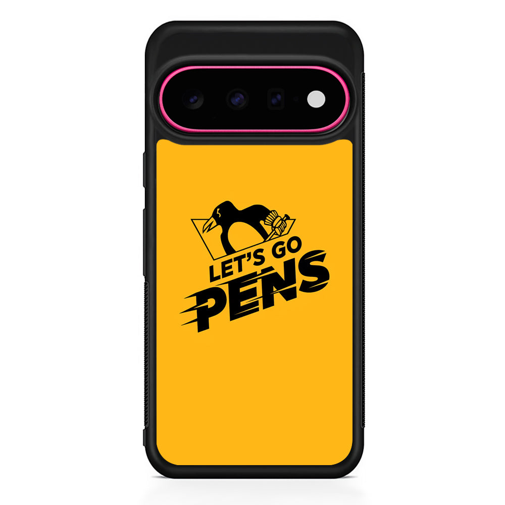 NHL Pittsburgh Penguins Let's Go Google Pixel 11 Case | Slim Shockproof Cover