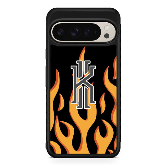Kyrie Irving Burning Logo Google Pixel 9 Pro Case | Slim Protective Cover