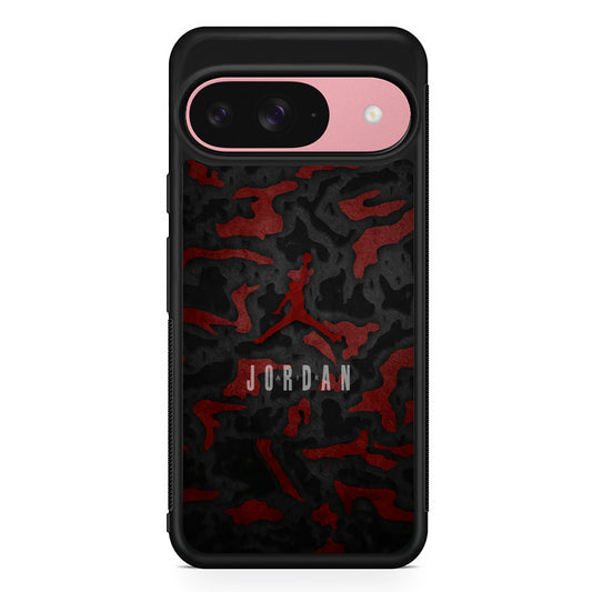 Air Jordan Red Rock Gradation Google Pixel 9 Case | Google Pixel 9 Protective Rubber Case