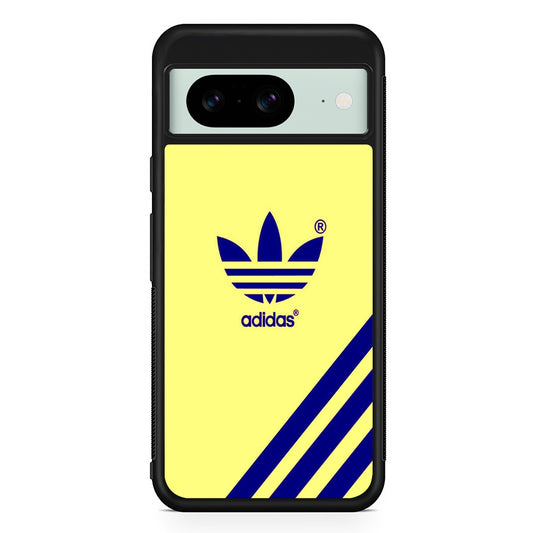 Adidas Yellow Dusk Google Pixel 8 Case | Durable Protective Cover for Google Pixel 8