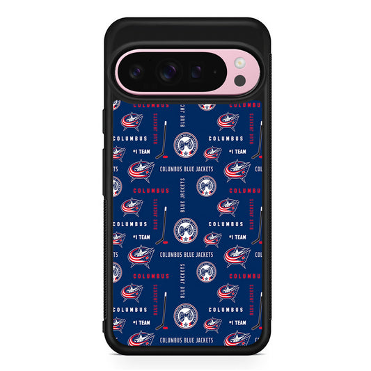 NHL Columbus Blue Jackets Design Google Pixel 9 Pro XL Case | Protective Cover