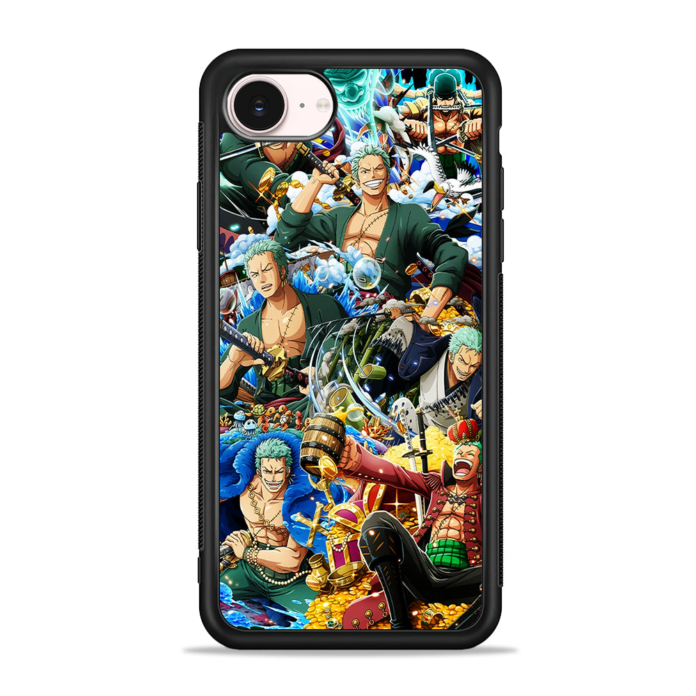 One Piece Roronoa Zoro Aesthetic iPhone 17e Case - Silicone Case