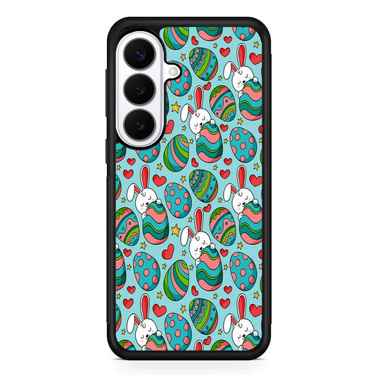 Easter Eggs and Rabbits Pattern Samsung Galaxy S26 Plus Case | Slim Protective Cover for Samsung Galaxy S26 Plus
