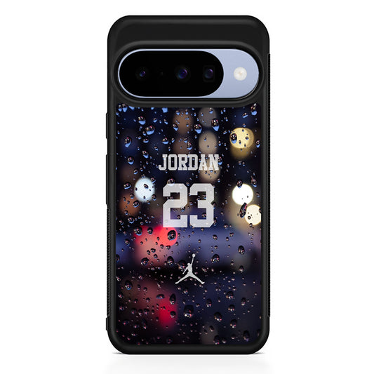 Air Jordan Glow from Rainy Night Google Pixel 10 Case | Google Pixel 10 Rubber Protective Case