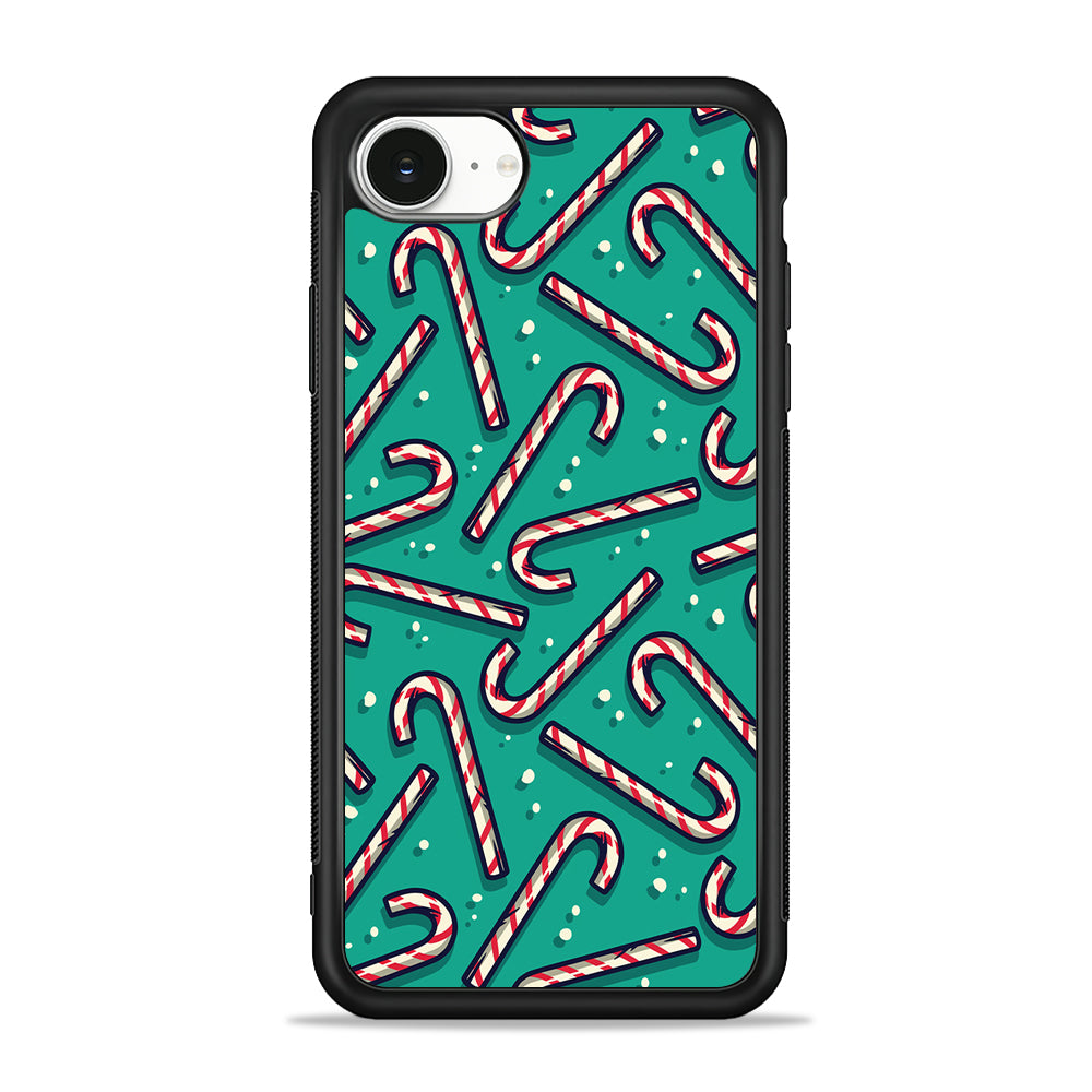 Candy Cane Lollipop iPhone 16e Case | Protective Phone Cover