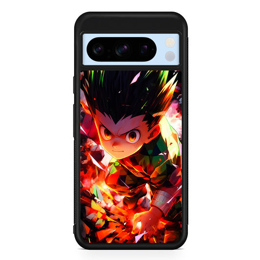 Hunter x Hunter Gon Freecss in Action Google Pixel 8 Pro Case | Slim Rubber Case for Google Pixel 8 Pro