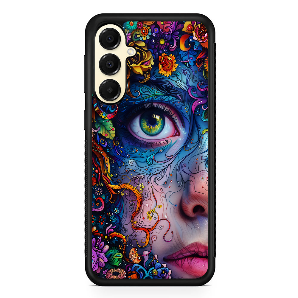 The Flower Fairy Girl Face Samsung Galaxy A16 Case | Slim Rubber Samsung Galaxy A16 Case