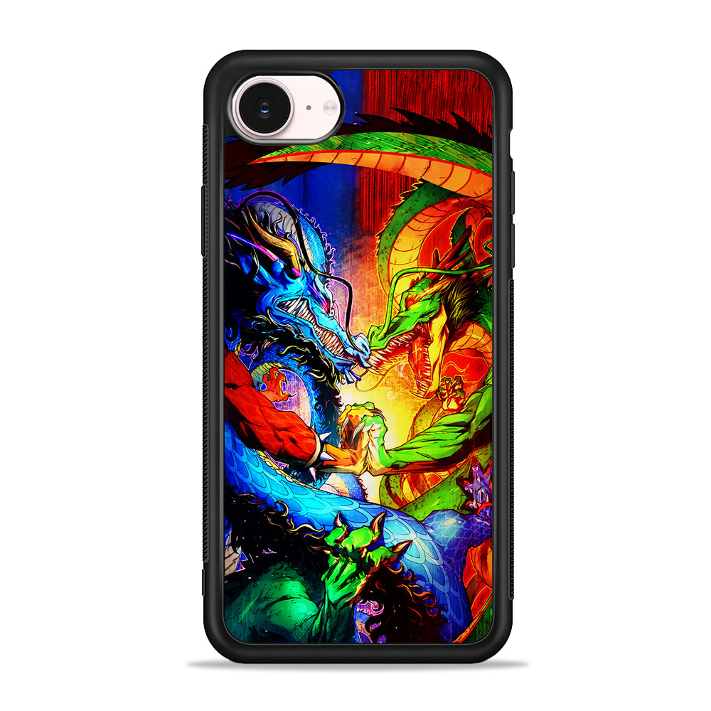 Kaido VS Shenron Crossover iPhone 17e Case - Silicone Case