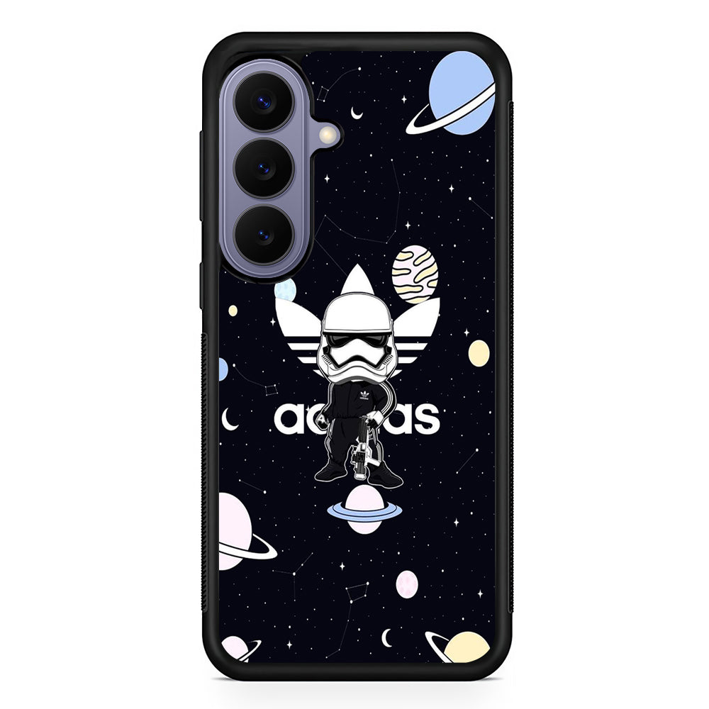 Adidas Stormtrooper Galaxy Samsung Galaxy S26 Case | Slim Protective Rubber Case for Samsung S26