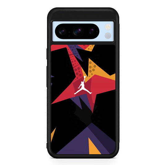 Air Jordan Silhouette of Footstep Google Pixel 8 Pro Case | Slim Protective Cover