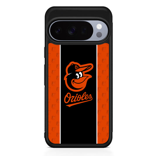 MLB Baltimore Orioles Team Google Pixel 10 Pro Case | Slim Google Pixel 10 Pro Rubber Case