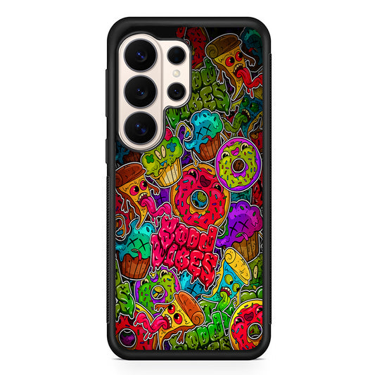 Colorful Scary Food Doodle Samsung Galaxy S26 Ultra Case | Slim Protective Case for Samsung Galaxy S26 Ultra