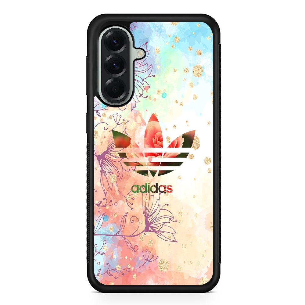 Adidas Rose Spring Samsung Galaxy A56 Case | Samsung Galaxy A56 Rubber Protective Case