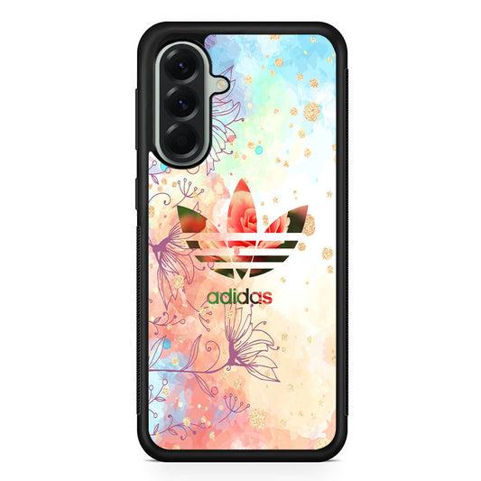 Adidas Rose Spring Samsung Galaxy A56 Case | Samsung Galaxy A56 Rubber Protective Case