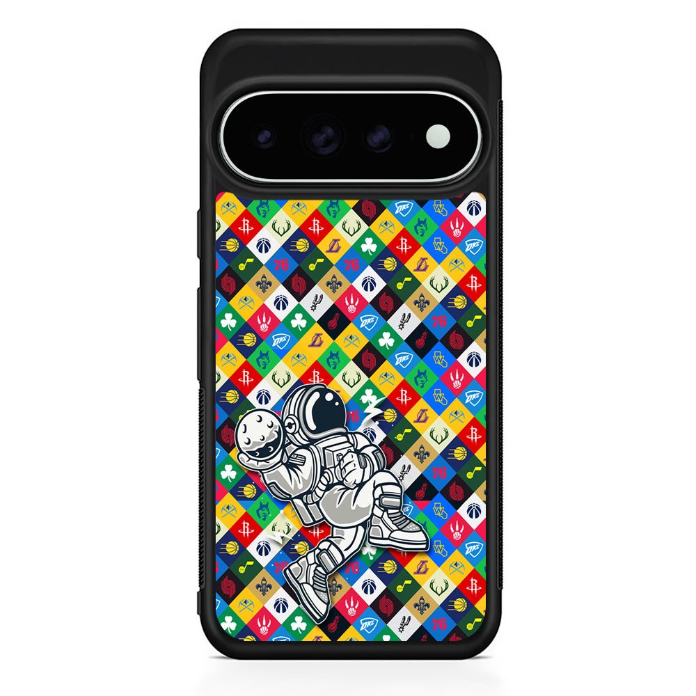 Astronauts Basketball Team Logo Google Pixel 11 Pro XL Case - Custom Design Protective Case
