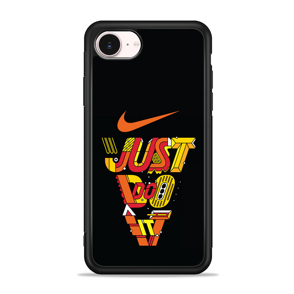 Nike Just Do It Sport Pattern iPhone 17e Case - Silicone Case