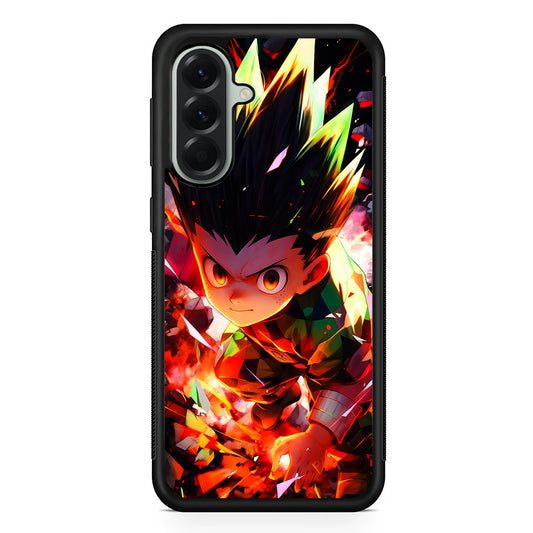 Hunter x Hunter Gon Freecss in Action Samsung Galaxy A56 Case | Samsung Galaxy A56 Protective Rubber Case