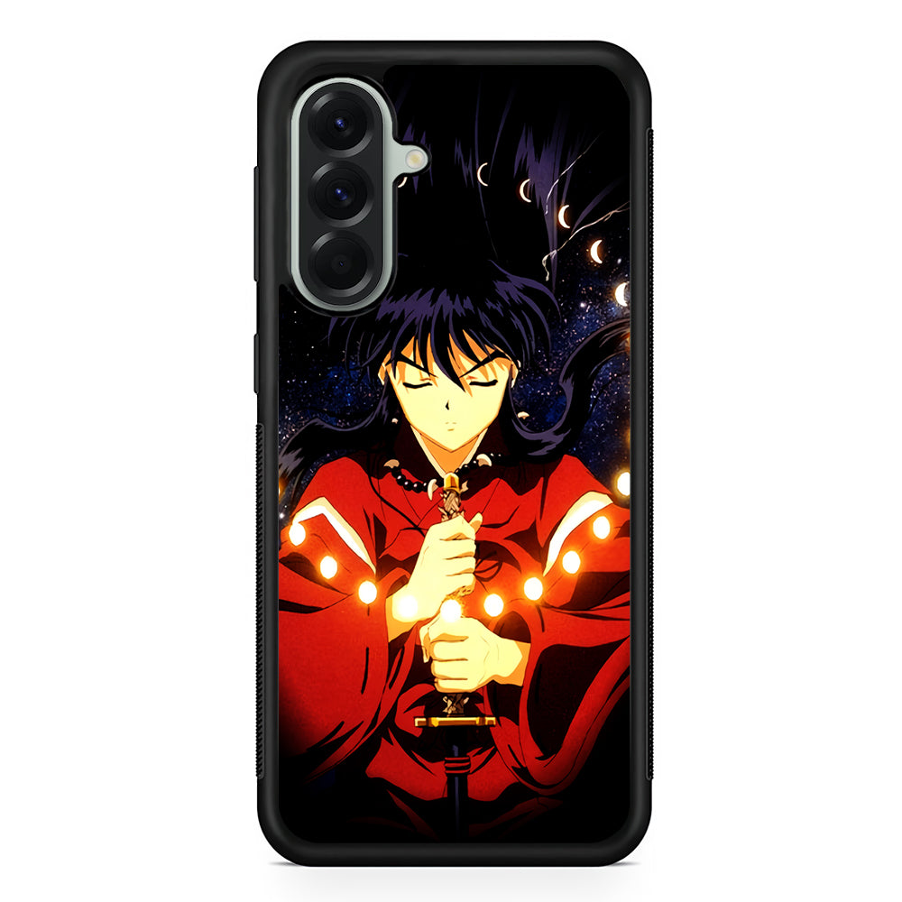 Inuyasha Moon Phases Samsung Galaxy A56 Case | Samsung Galaxy A56 Protective Rubber Case