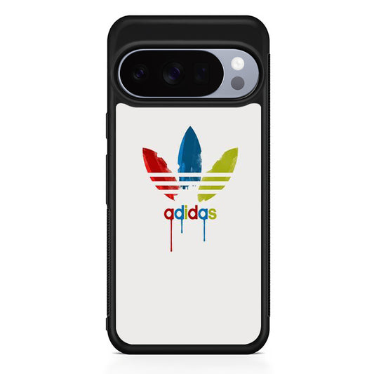 Adidas White Prime Painting Colour Google Pixel 10 Pro Case | Slim Google Pixel 10 Pro Rubber Case