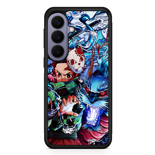 Tanjiro Kamado Kimetsu No Yaiba Samsung Galaxy S26 Case | Durable Rubber Case for Samsung Galaxy S26