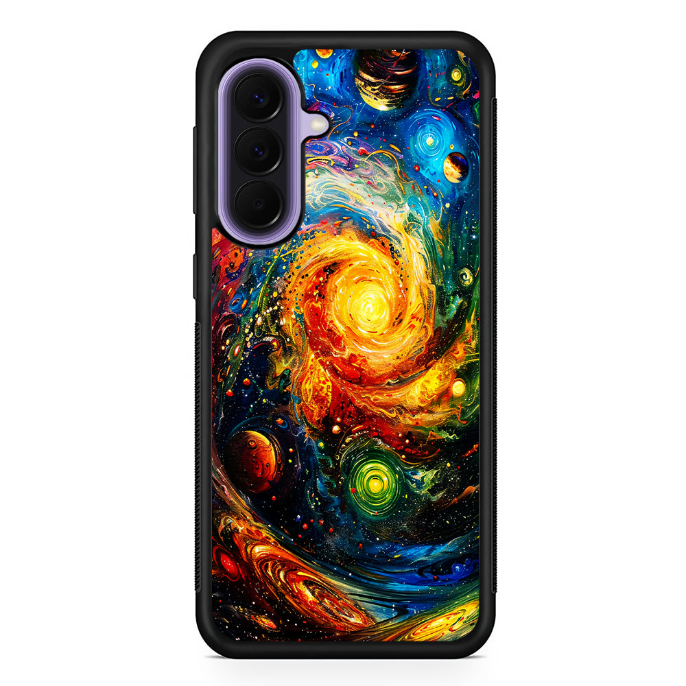 Cosmic Space World of Planets Samsung Galaxy A57 Case | Slim Samsung Galaxy A57 Rubber Case