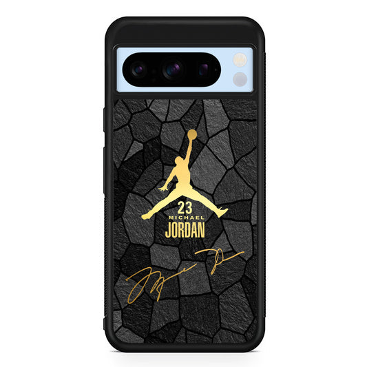 Air Jordan Golden Silhouette Google Pixel 8 Pro Case | Slim Protective Cover
