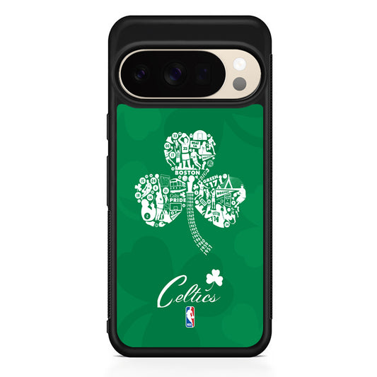 NBA Boston Celtics Logo Google Pixel 10 Pro XL Case | Slim Google Pixel 10 Pro XL Protective Case